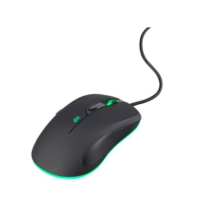 Monoprice Workstream by Midsize Wired Optical Mouse 2400 dpi with LED Backlight 34079